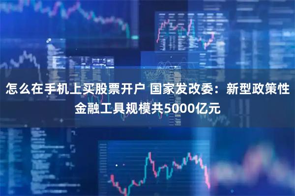 怎么在手机上买股票开户 国家发改委：新型政策性金融工具规模共5000亿元