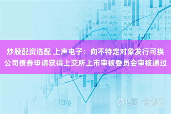炒股配资选配 上声电子：向不特定对象发行可换公司债券申请获得上交所上市审核委员会审核通过